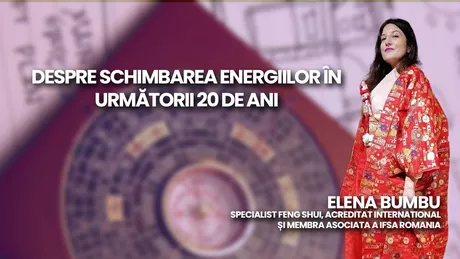 LIVE VIDEO - Elena Bumbu specialist Feng Shui acreditat international și membra asociata a IFSA Romania discută în emisiunea BZI LIVE despre schimbarea energiilor in următorii 20 de ani