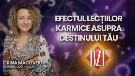 LIVE VIDEO - Corina Macoveiu numerolog în direct la BZI LIVE despre efectul lecțiilor karmice asupra destinului tău