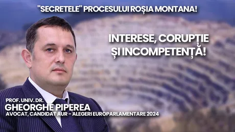 LIVE VIDEO - Cunoscutul și reputatul avocat Gheorghe Piperea candidat AUR la Alegerile Europarlamentare 2024 într-o emisiune - dosar despre secretele din spatele procesului Roșia Montană