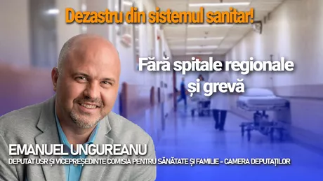 LIVE VIDEO - Deputatul USR Emanuel Ungureanu vicepreședinte al Comisiei pentru Sănătate și Familie vorbește la BZI LIVE despre gravele probleme din sistemul sanitar