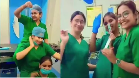 Situație scandaloasă într-un spital. Trei asistente s-au filmat în timp ce dansau în sala de operație