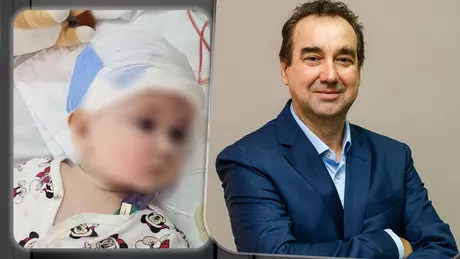 O fetiță de doar 7 luni a trecut prin patru intervenții chirurgicale la nivelul creierului. Astăzi urmează cea de-a cincea iar părinții au venit din București pentru a găsi o soluție salvatoare la Spitalul de Neurochirurgie din Iași - FOTO