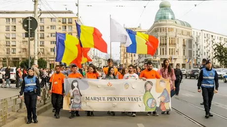 Acțiune stradală de conștientizare a valorilor vieții și promovare a Marșului pentru viață la Iași
