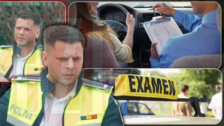 El este polițistul care a refuzat o șpagă de 350 de euro pentru a trece o domnișoară la examenul auto. A sunat la DGA când a deschis dosarul în care erau ascunși banii  EXCLUSIVFOTO UPDATE