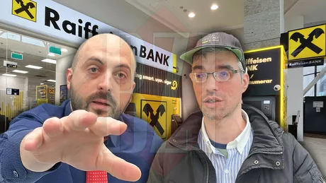 Scandal la o agenție Raiffeisen Bank din Iași Un IT-ist acuză că i-a fost blocat contul abuziv iar când a cerut explicații a fost agresat de un angajat al băncii A dat să vină spre mine dar l-a oprit colega lui  FOTOVIDEO