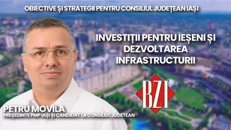 LIVE VIDEO - Liderul PMP Iași și candidat la Consiliul Județean Petru Movilă invitat la BZI LIVE pentru a prezenta proiecte investiții și strategii pentru dezvoltarea comunității locale - FOTO