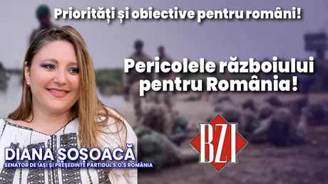 LIVE VIDEO - Diana Șoșoacă senator de Iași și președinte S.O.S. România într-o nouă ediție BZI LIVE de zile mari