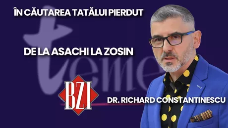 LIVE VIDEO - O specială și originală ediție BZI LIVE alături de dr. Richard Constantinescu În prim-plan este o poveste și o incursiune fabuloasă în trecut și legată de mari personalități