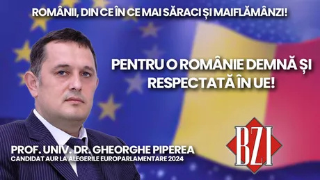 LIVE VIDEO - Avocatul și universitarul Gheorghe Piperea candidat AUR la Alegerile Europarlamentare 2024 într-o nouă producție media BZI LIVE
