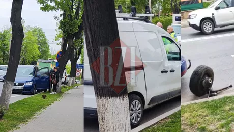 Accident rutier în județul Iași. Două autoturisme au intrat în coliziune la Târgu Frumos - EXCLUSIV FOTO