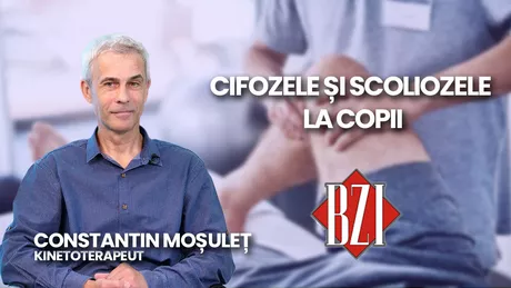 LIVE VIDEO - Constantin Moșuleț kinetoterapeut discută în emisiunea de sănătate BZI LIVE despre scolioza și cifoza la copii - FOTO