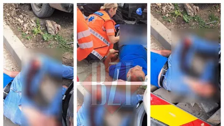 Accident rutier grav în Belcești Un polițist de frontieră a fost acroșat de o șoferiță începătoare - EXCLUSIV  FOTO UPDATE
