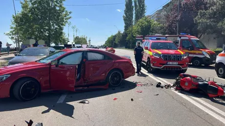 Accident grav la Galați Un polițist și-a pierdut viața după ce un șofer neatent l-a lovit din plin