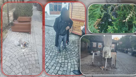 Atentat la Primăria Iași. Un individ cu parpalac negru a fost oprit înainte de a incendia instituția. A dat foc mai multor obiecte pe Ștefan cel Mare 8211 FOTO