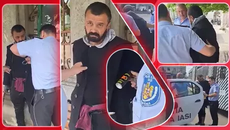 Clipe de panică în Iași Un individ înarmat a amenințat mai multe persoane într-o stație de tramvai. Iată ce au găsit polițiștii asupra lui 8211 FOTOVIDEO
