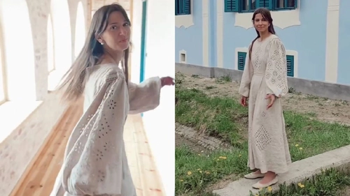 Dana Rogoz și-a prezentat baia „vagon” din casa de la Viscri. Deși e îngustă, vedeta a reușit să pună și o cadă în ea