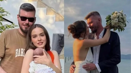 Primele imagini de la nunta Marei, fiica Ralucăi Moianu. Tot atunci a avut loc și botezul