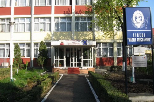  intrarea in liceul Vasile Alecsandri