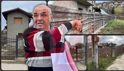 Scandal între doi vecini în Bucium din cauza unui gard. Unul dintre ei refuză să demoleze construcția deși există hotărâre judecătorească 8211 GALERIE FOTO