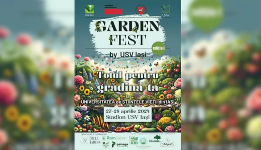Garden Fest by USV Iași  totul pentru grădina ta un eveniment adresat comunității iubitoare de plante și natură 