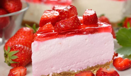 Cum să faci cel mai delicios cheesecake cu căpșuni această rețetă este simplă de făcut și nu necesită coacere
