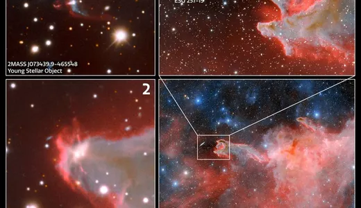 Mâna lui Dumnezeu un fenomen cosmic extrem de rar la 1.300 de ani-lumină de Pământ surprinsă de un telescop 8211 FOTO