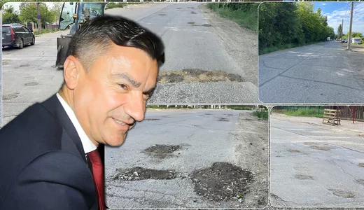 Mihai Chirica nu mai vrea să fie primarul Iașului Ca să nu mai fie ales a comandat ca gropile din asfalt de la Bazar să fie acoperite cu pământ Iată imaginile de circ 8211 FOTOVIDEO
