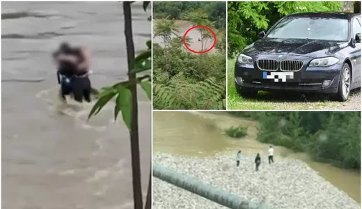 Trei tineri români au fost luaţi de ape în Italia. Aceștia au fost surprinşi îmbrăţişaţi şi neputincioşi în mijlocul puhoaielor