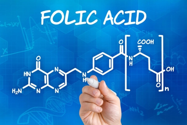 structura acid folic