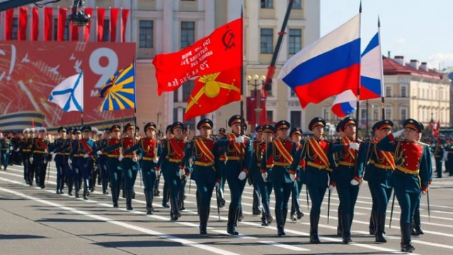 Vladimir Putin va conduce festivităţile, parada militara Rusia
