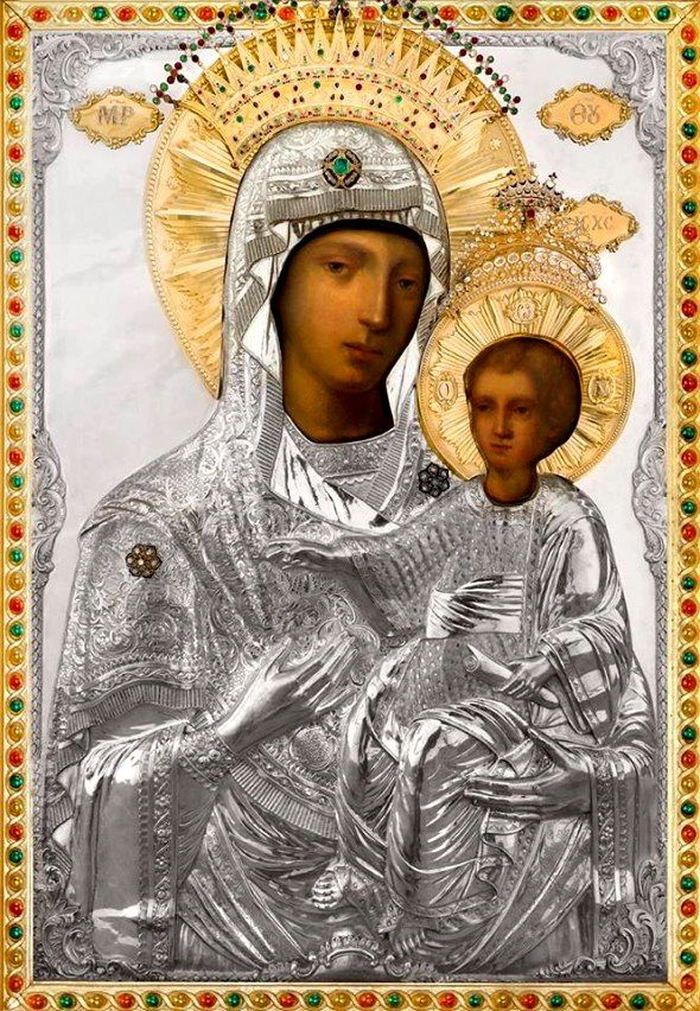 icoana cu maica domnului prodomita