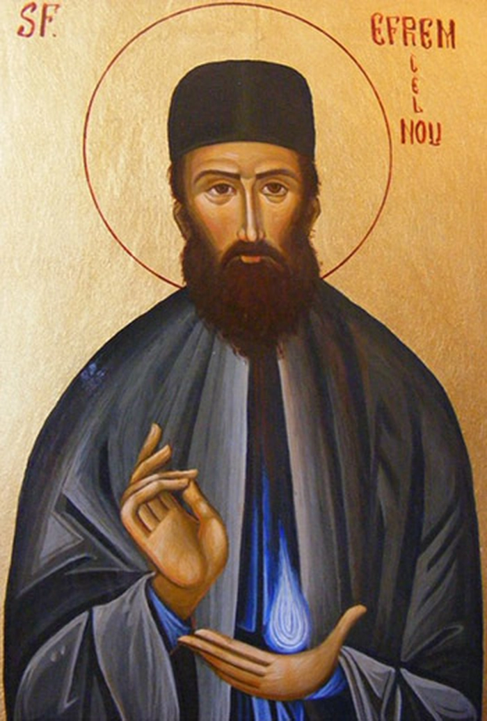 icoana cu sfântul efrem