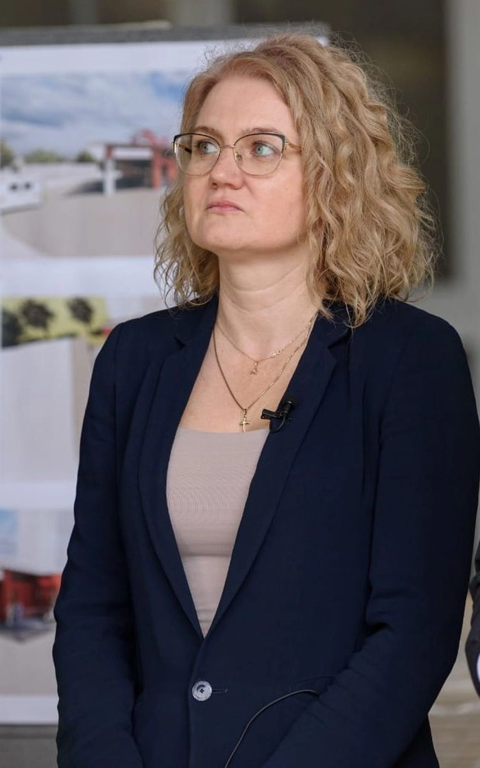  poză cu Alina Belu, managerul Spitalului Clinic de Urgențe pentru Copii „Sfânta Maria” din Iași
