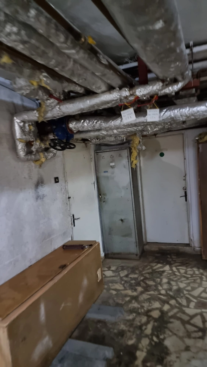 o imagine din subsolul maternitatii din Botoșani
