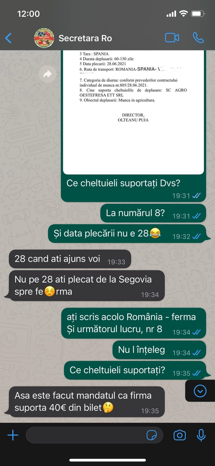 o conversatie intre niste oameni