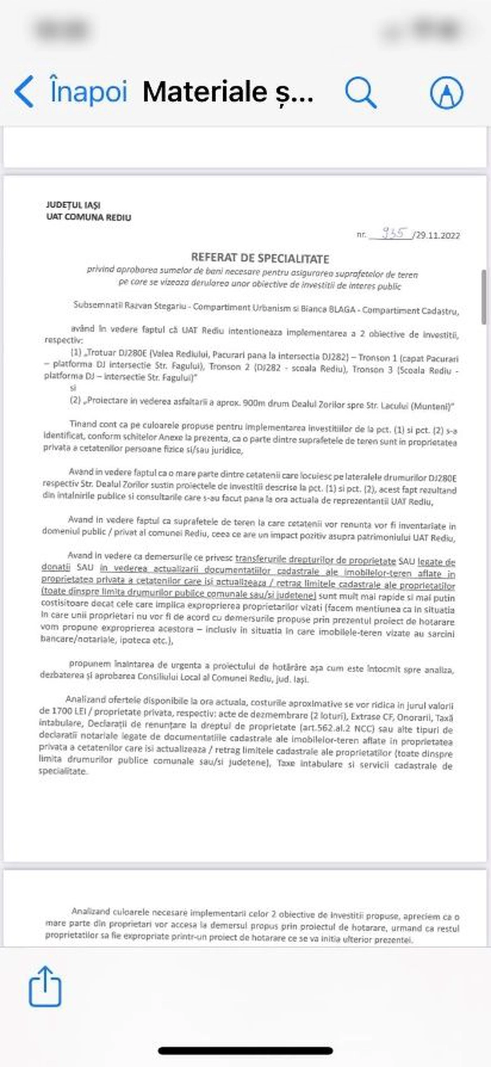 screenshot proiect de hotarare