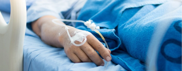 un pacient in spital