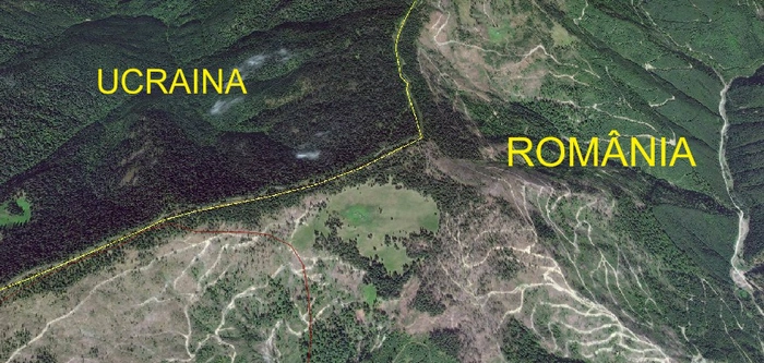 imagine reprezentativa a padurilor din Ucraina si Romania