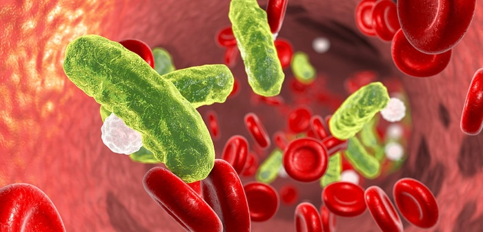 bacterii in sange ilustratie