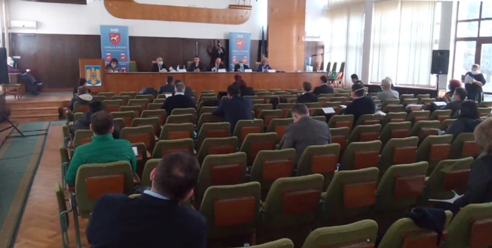 o sedinta a CJ in sala