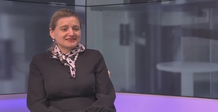 Conf. dr. Gabriela Tataringa, presedintele Colegiului Farmacistilor Iasi, in platoul BZI