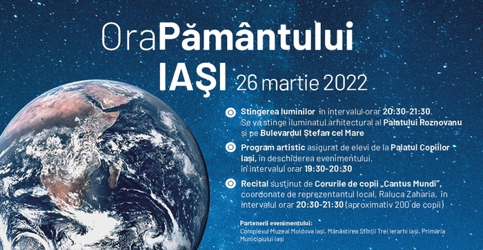 ora pamantului la iasi