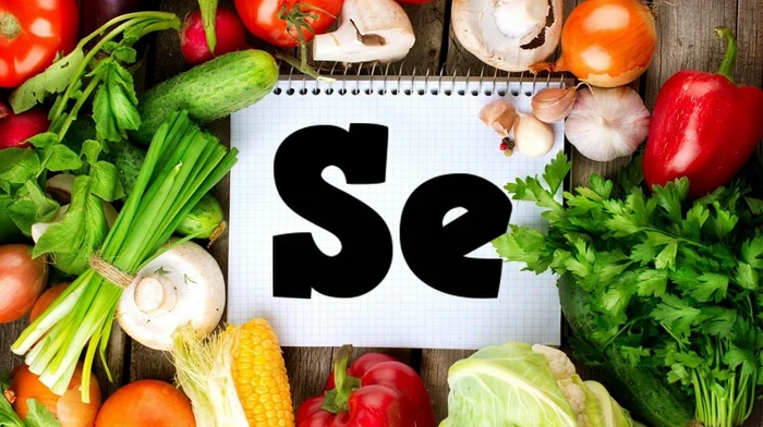 mai multe ingrediente in care se regasesc seleniu