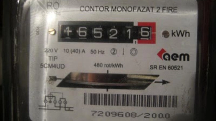 un contor electric