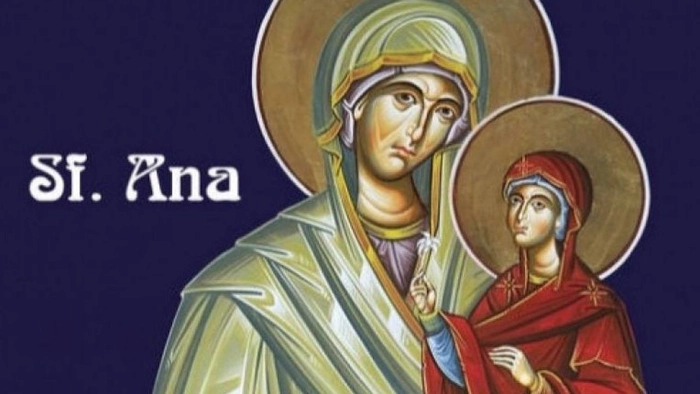 icoana cu sf ana si fecioara maria