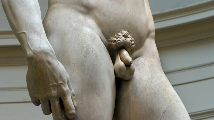 statuia lui david ce sta in picioare