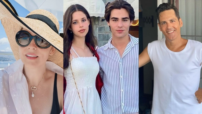 colaj andreea marin si stefan banica jr cu cei doi copii