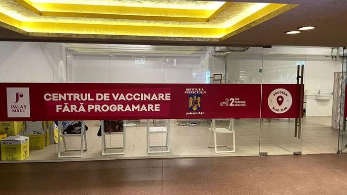  centrul de vaccinare din cadrul Palas Iasi