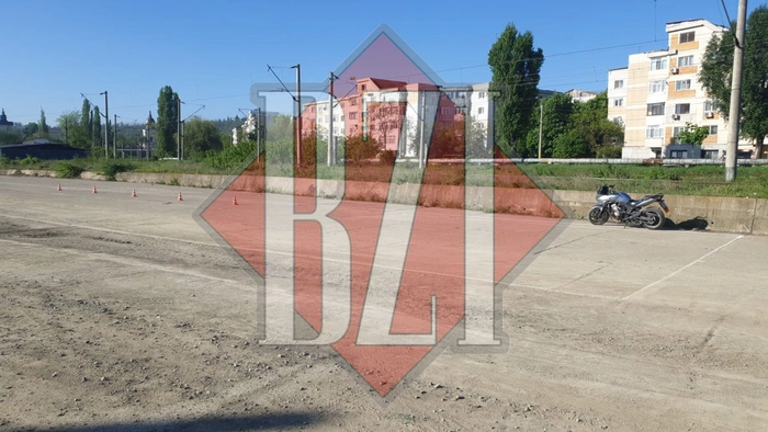 un poligon pentru motociclete