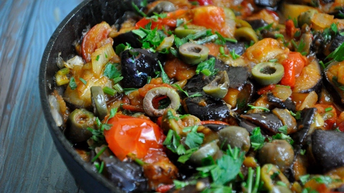 caponata siciliană cu legume